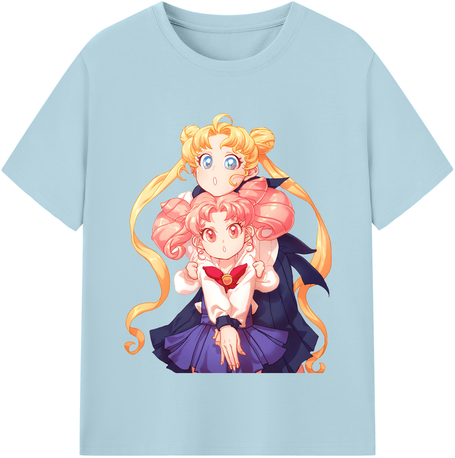 （画像用） 美少女戦士セーラームーン 愛野 美奈子 あいの みなこ Sailor Moon Aino Minako 綿100％半袖Tシャツ（フロントプリント）